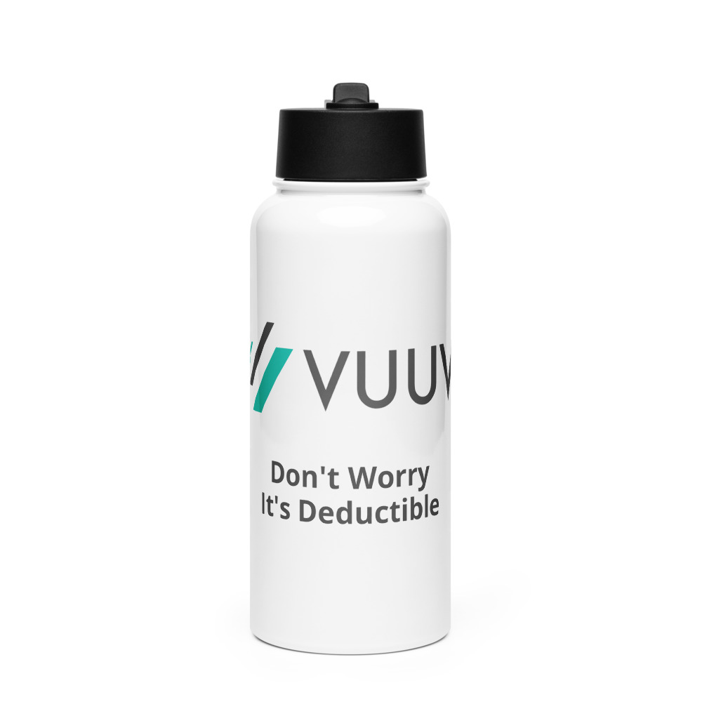 "Don't Worry, It's Deductible" Water Bottle